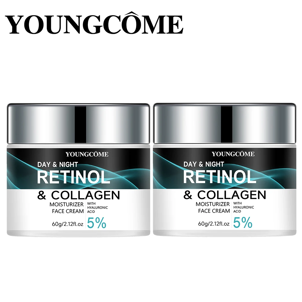 2 Pack 60g Retinol Cream Nourishing And Locking Moisture To Improve Skin Texture Promotes Skin Elasticity And Luster Nourishing