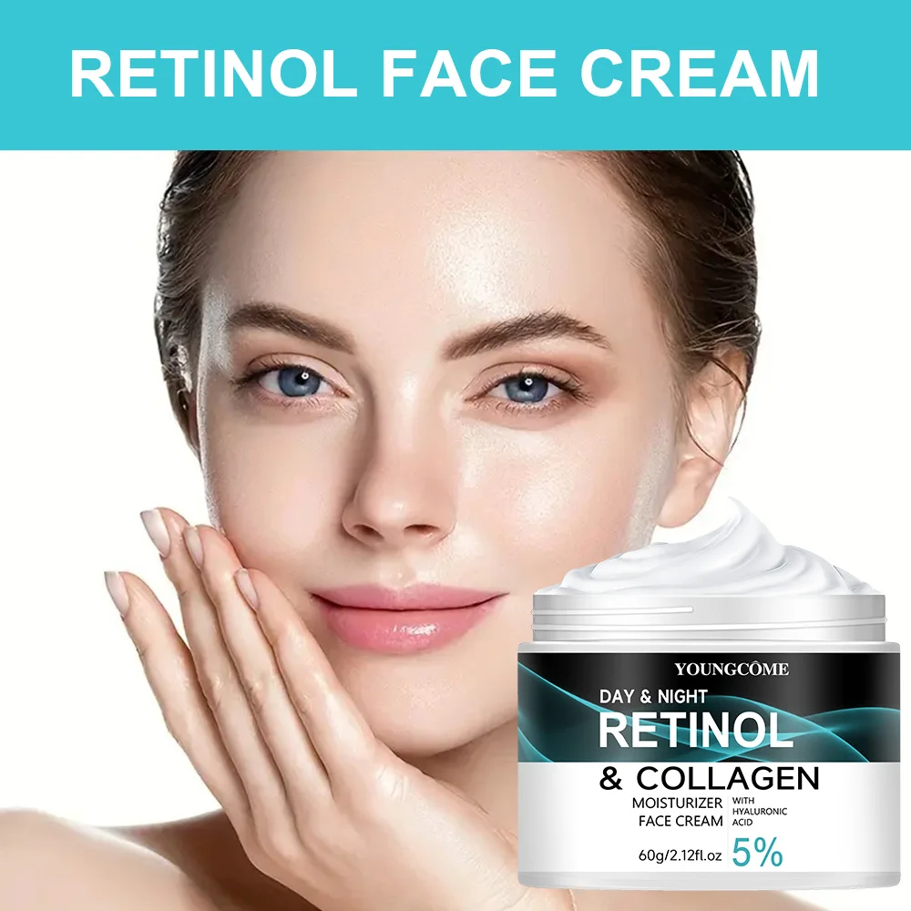 2 Pack 60g Retinol Cream Nourishing And Locking Moisture To Improve Skin Texture Promotes Skin Elasticity And Luster Nourishing