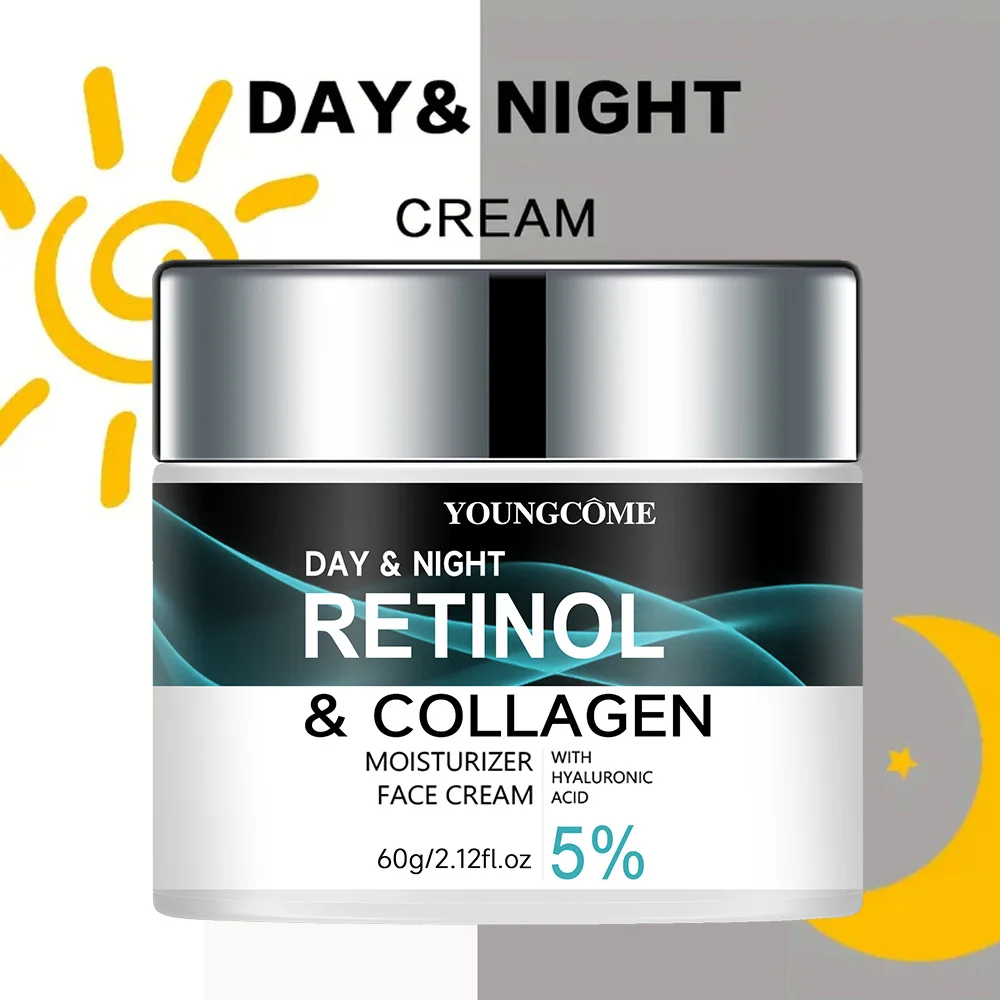 2 Pack 60g Retinol Cream Nourishing And Locking Moisture To Improve Skin Texture Promotes Skin Elasticity And Luster Nourishing