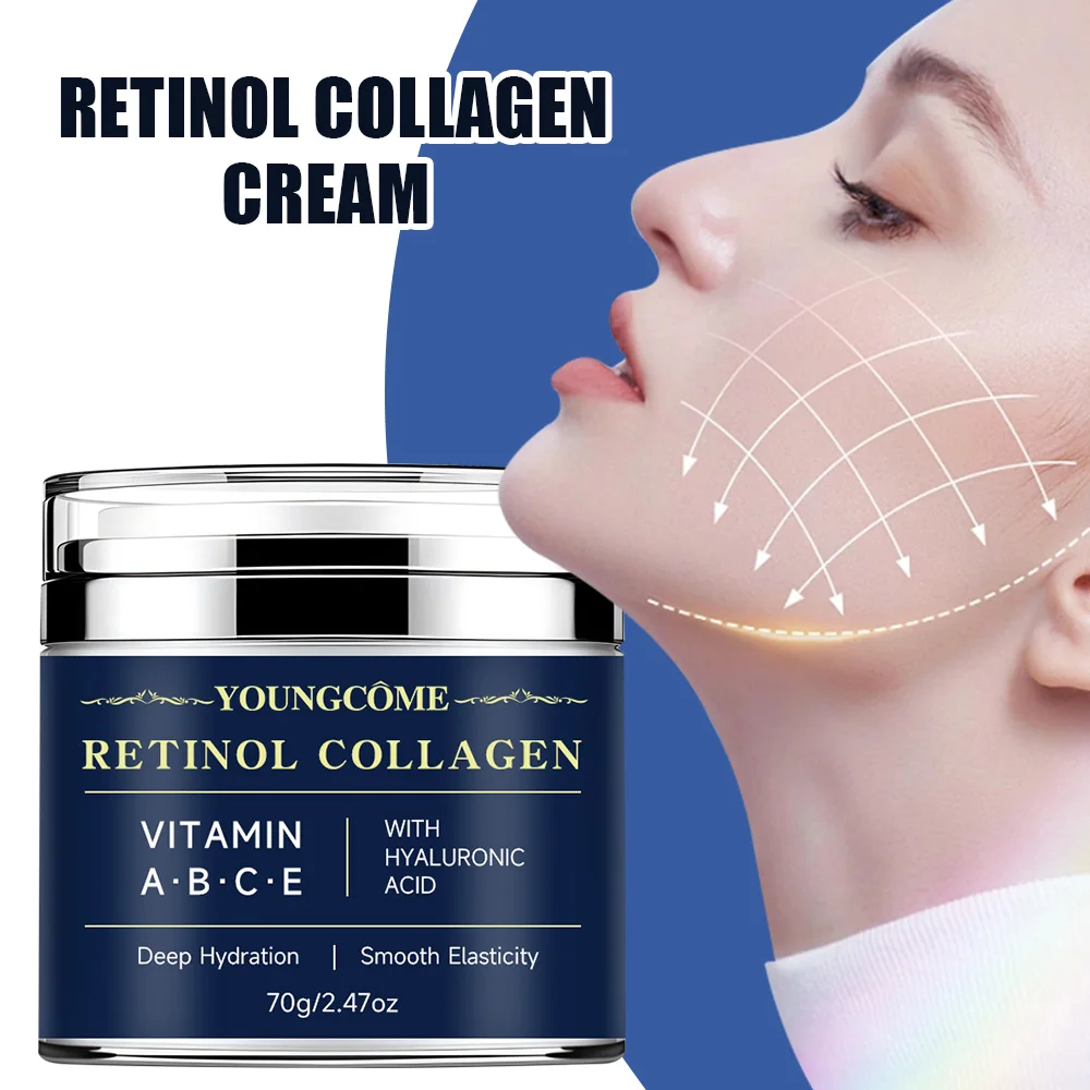 YOUNGCOME Anti Aging Firming Lifting Fade Fine Line Whitening Brightening Skin Cosmetic Retinol  collagen Wrinkle Removing Cream
