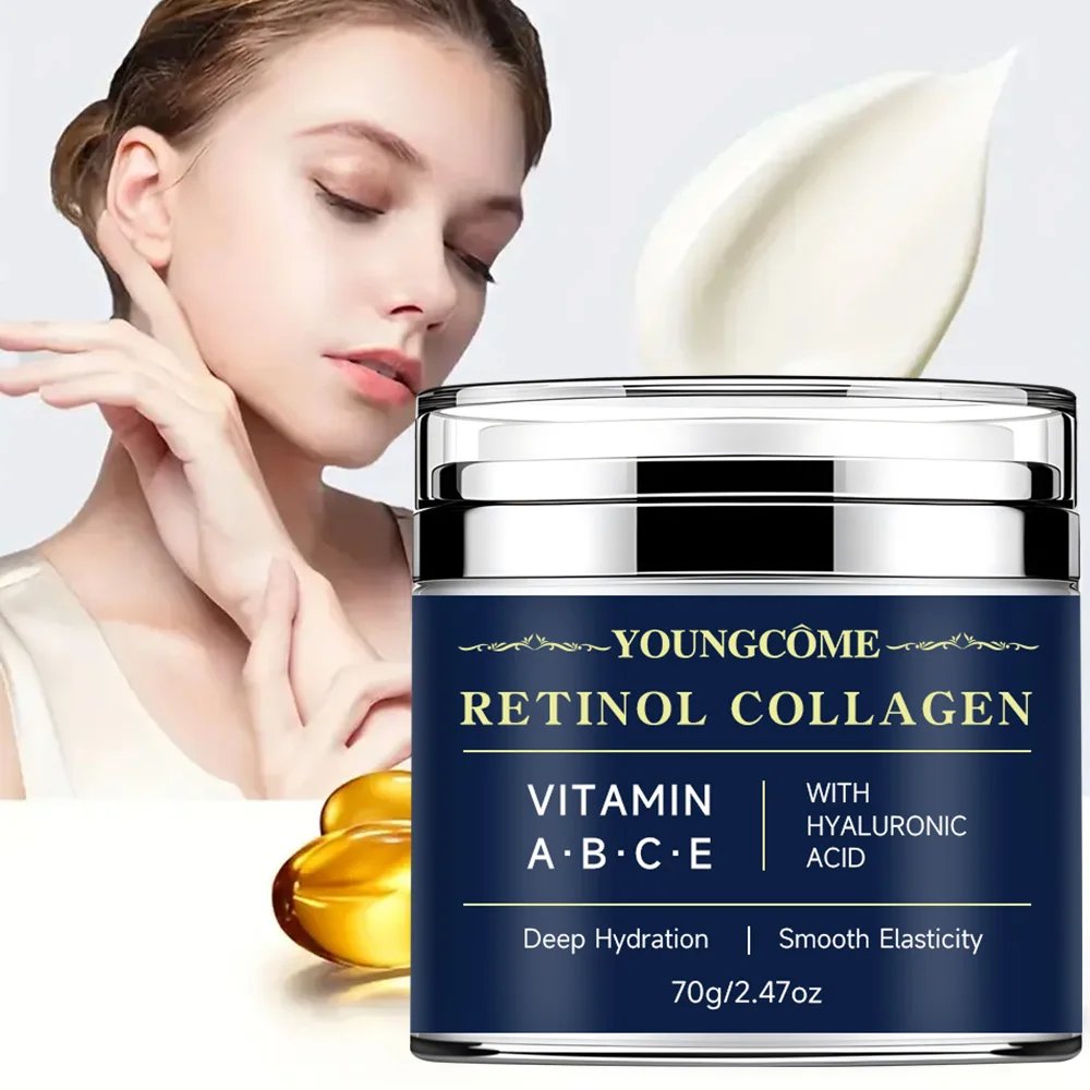 YOUNGCOME Anti Aging Firming Lifting Fade Fine Line Whitening Brightening Skin Cosmetic Retinol  collagen Wrinkle Removing Cream