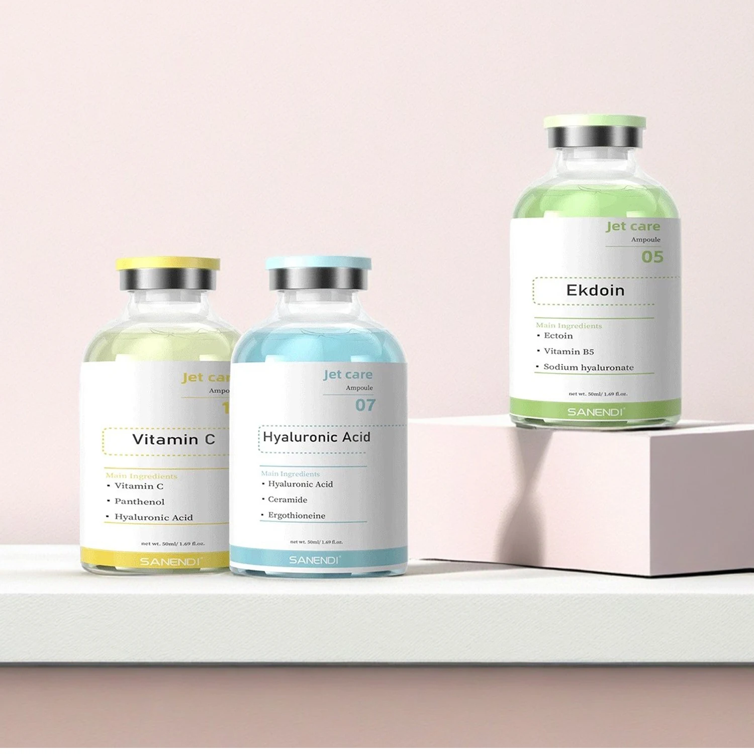 Pdrn Salmon Water Oxygen Stem Cell Serum Ampoule Spray Jet Care Peeling MoisturizingAnti-aging Skin Care