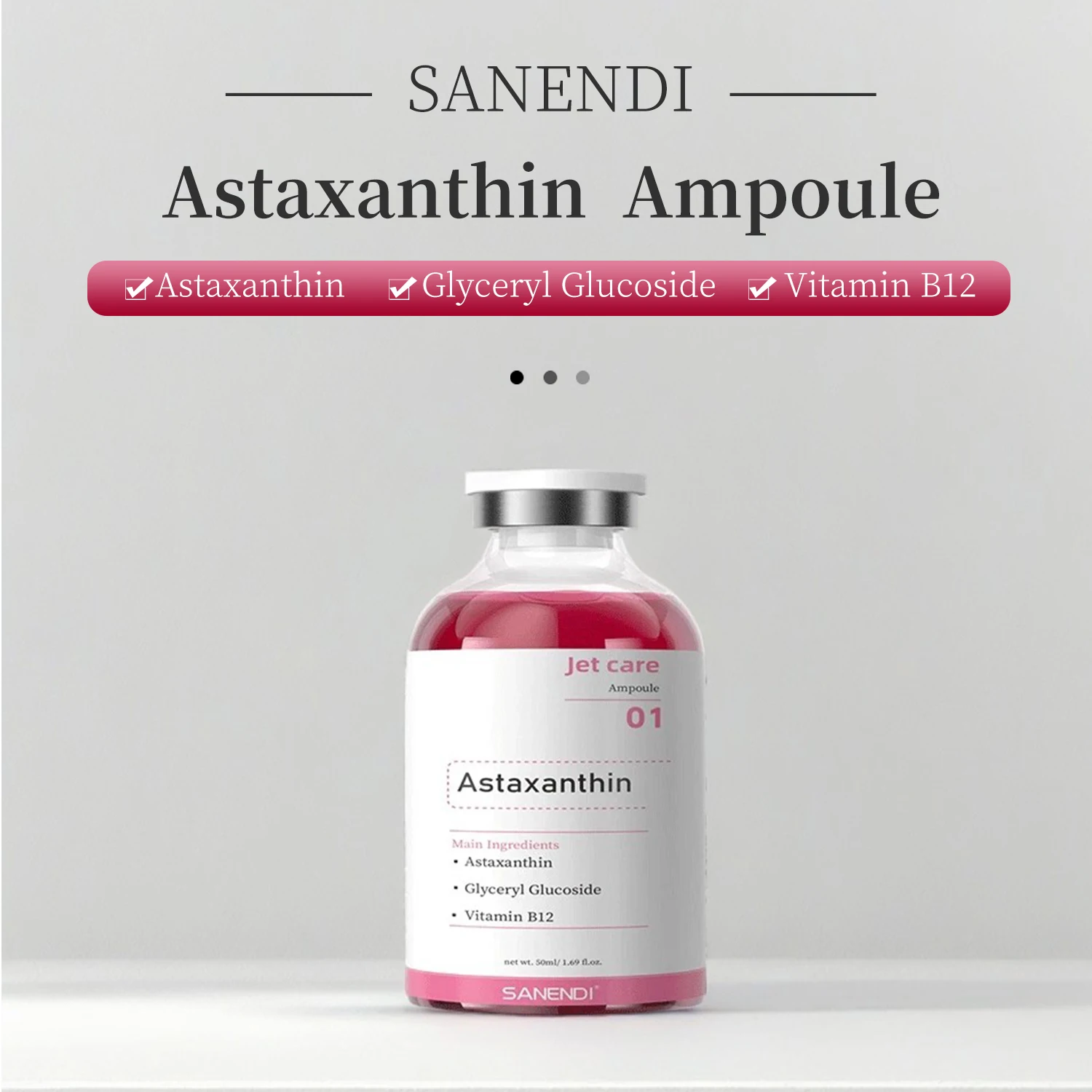 Pdrn Salmon Water Oxygen Stem Cell Serum Ampoule Spray Jet Care Peeling MoisturizingAnti-aging Skin Care