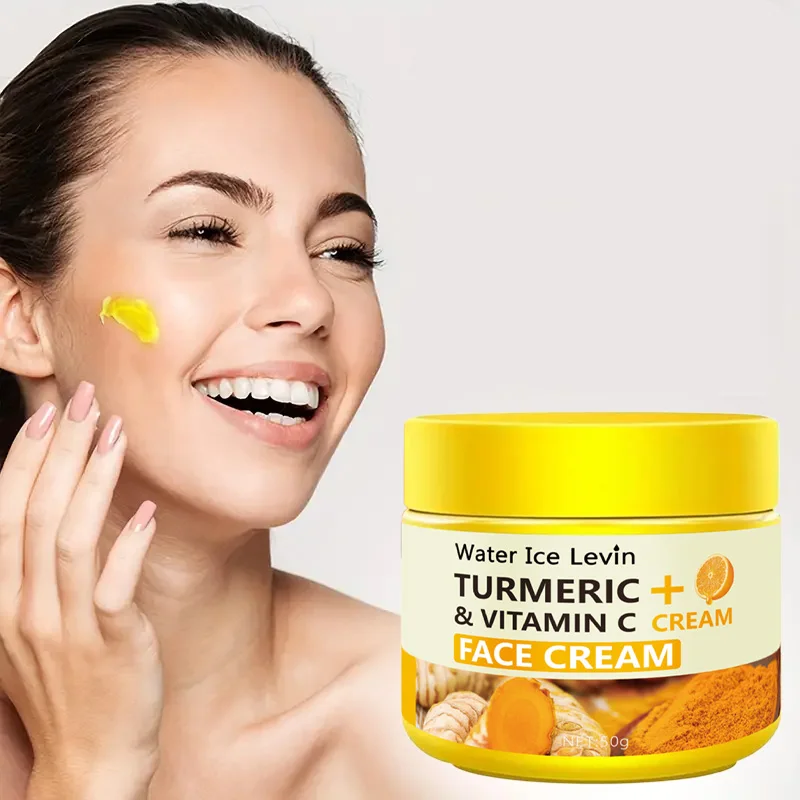 Turmeric & Vitamin C Face Cream, Hydrates, Revitalizes, Boosts Youthful Glow, Protects Skin for Energetic Appearance
