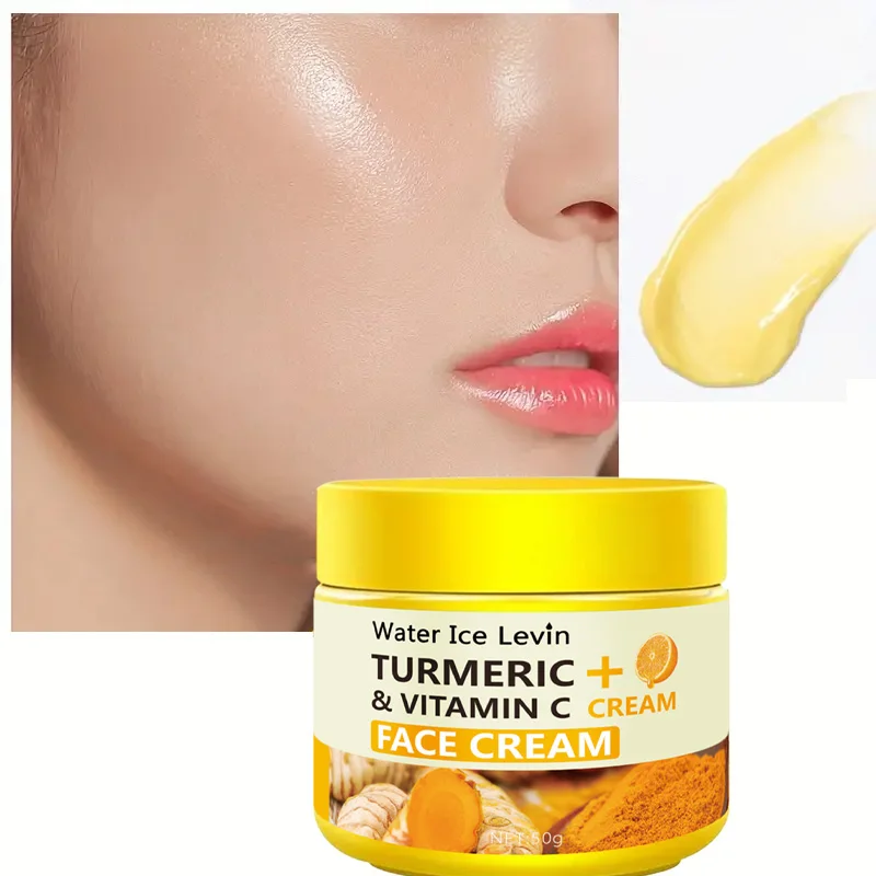 Turmeric & Vitamin C Face Cream, Hydrates, Revitalizes, Boosts Youthful Glow, Protects Skin for Energetic Appearance