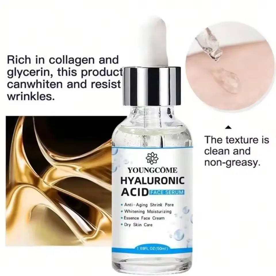 Hyaluronic Acid Brightens Skin Tone Shrinks Facial Hydrating Dry Skin Making Your Skin Smooth Korean Skin Care Products