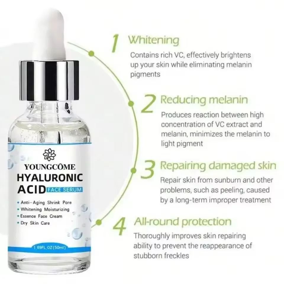 Hyaluronic Acid Brightens Skin Tone Shrinks Facial Hydrating Dry Skin Making Your Skin Smooth Korean Skin Care Products