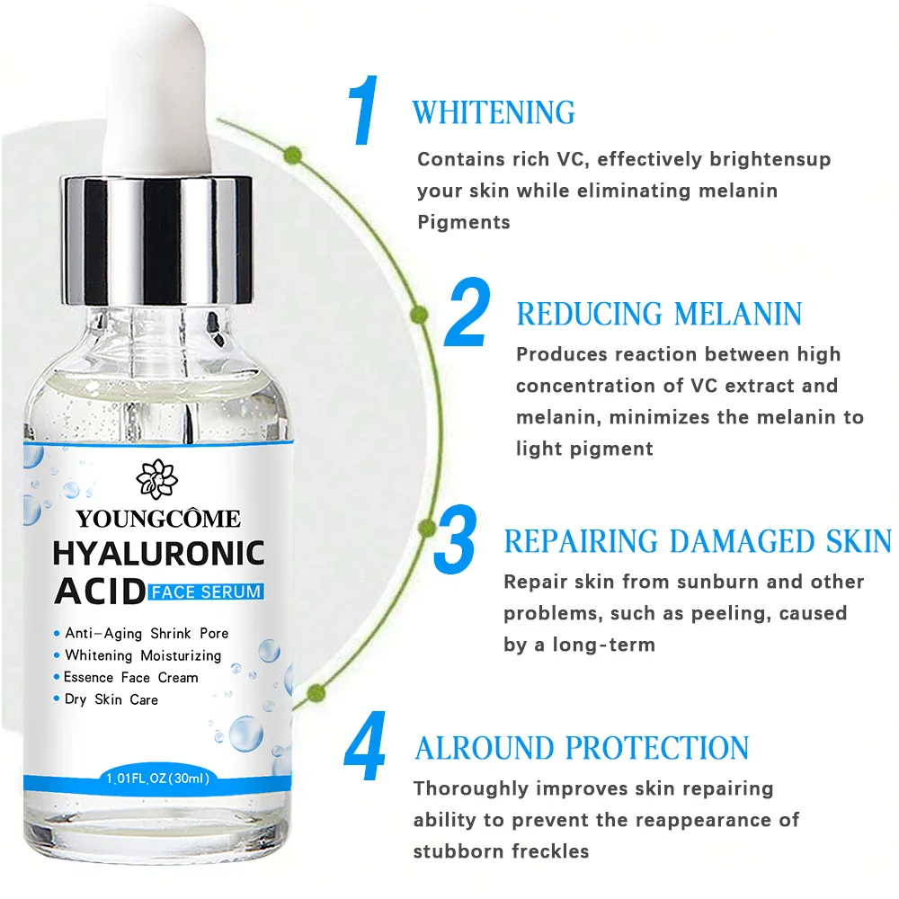 Hyaluronic Acid Facial Essence Deep Moisturizing Shrink Pores Tighten The Skin Facial Skin Essence Korean Skin Care Products