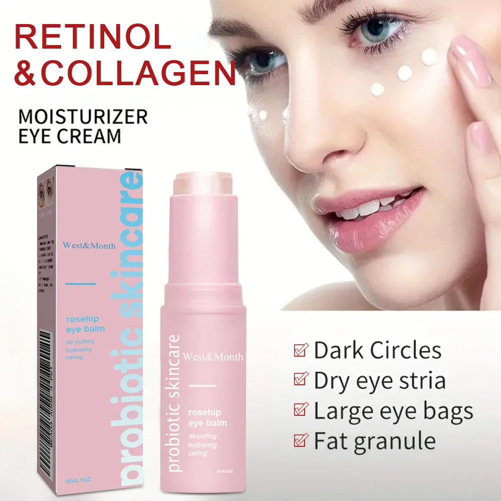 Retinol Eye Cream Stick Get Rid Of Puffy Dark Circles Eye Bags Lifting Moisturizing Health Repairing Smoothing Eye Care