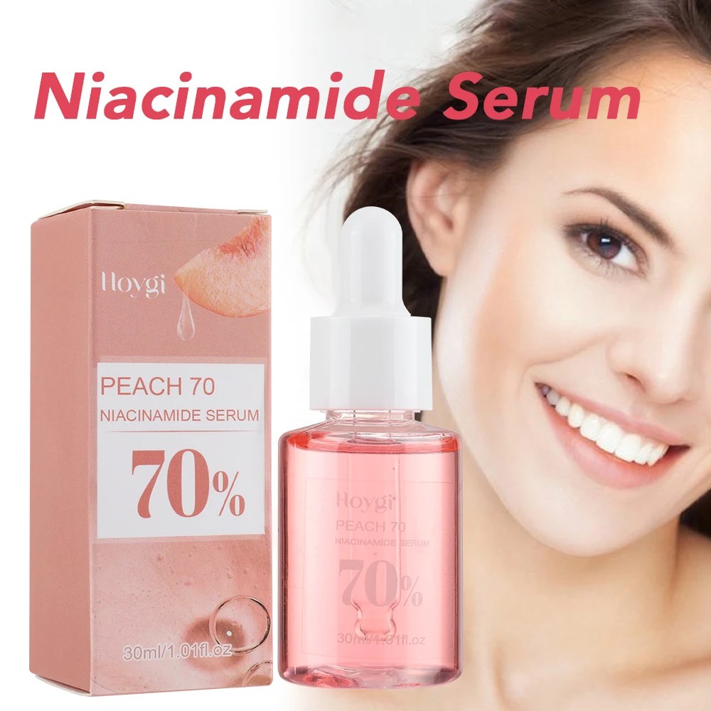 30ml Niacinamide Serum Melanin Removal Fade Melasma Dark Spots Corrector Shrink Pores Hyaluronic Acid Moisturizing Skin Care