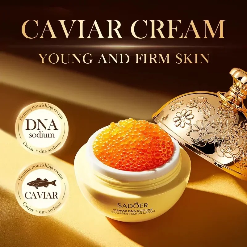 Anti-Wrinkle Face Cream Collagen Pearl Firming Lift Fade Fine Lines Caviar Moisturizing Smooth Brighten Korean Skin Care Product