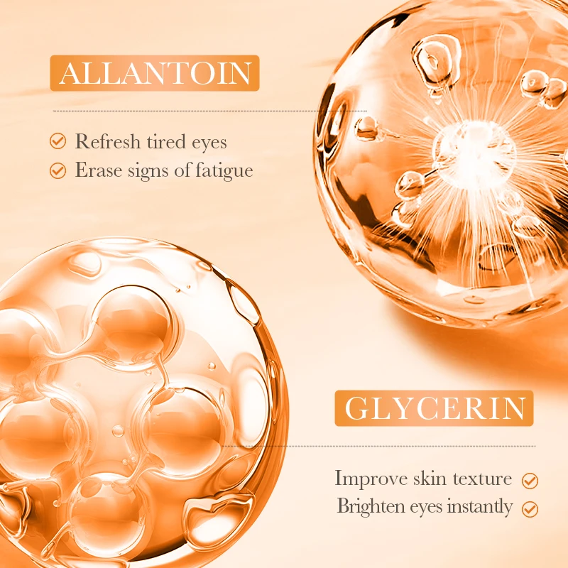 BIOAQUA Vitamin C Eye Cream Anti Dark Circles Remove Eye Bags Moisturizing Whitening Anti-aging Eyes Skin Care