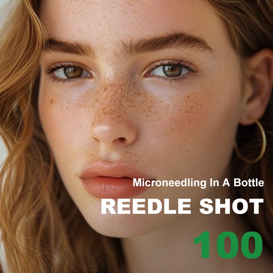 CICA Reedle Shot 100 Microneedle Serum 30ml Reduces Fine Lines Exfoliates Improves Skin Texture Beauty Serum