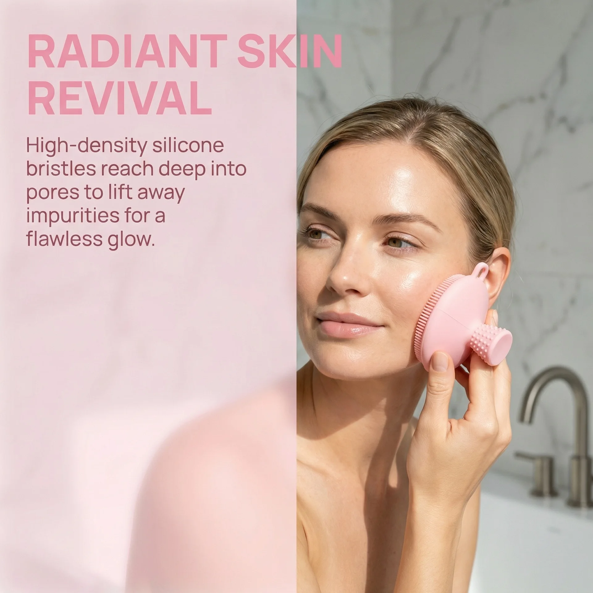 Silicone Scrubber Face Cleansing Face Brush Pore Cleaner Brush Skin Silicon Brush Face Scrubbers for Men and women