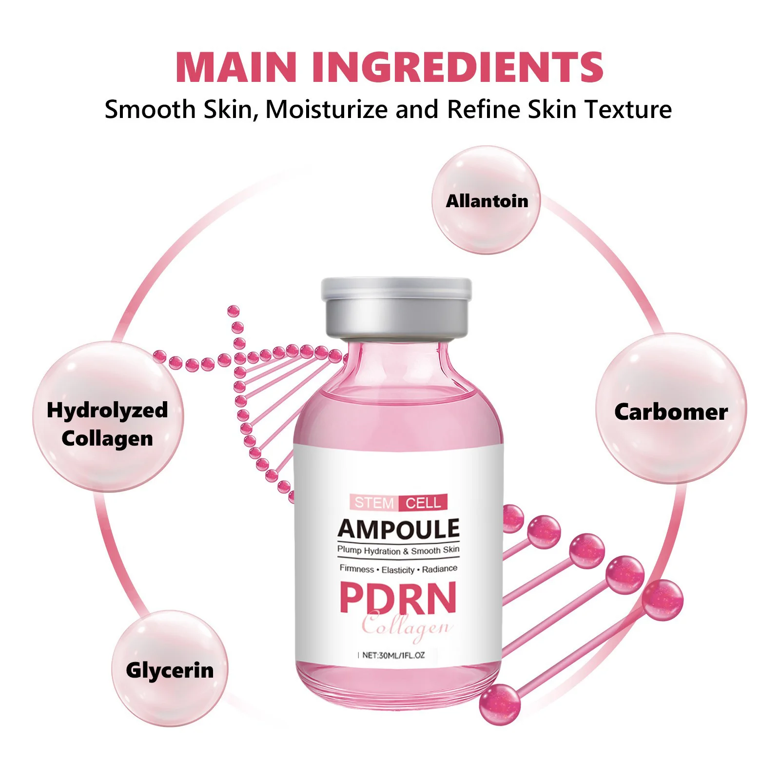 Premium Peptide Lifting Serum | Intensive Firming Ampoule With Collagen Anti-Aging & Skin Tightening