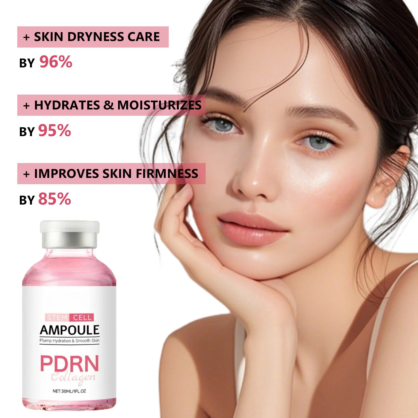 Premium Peptide Lifting Serum | Intensive Firming Ampoule With Collagen Anti-Aging & Skin Tightening