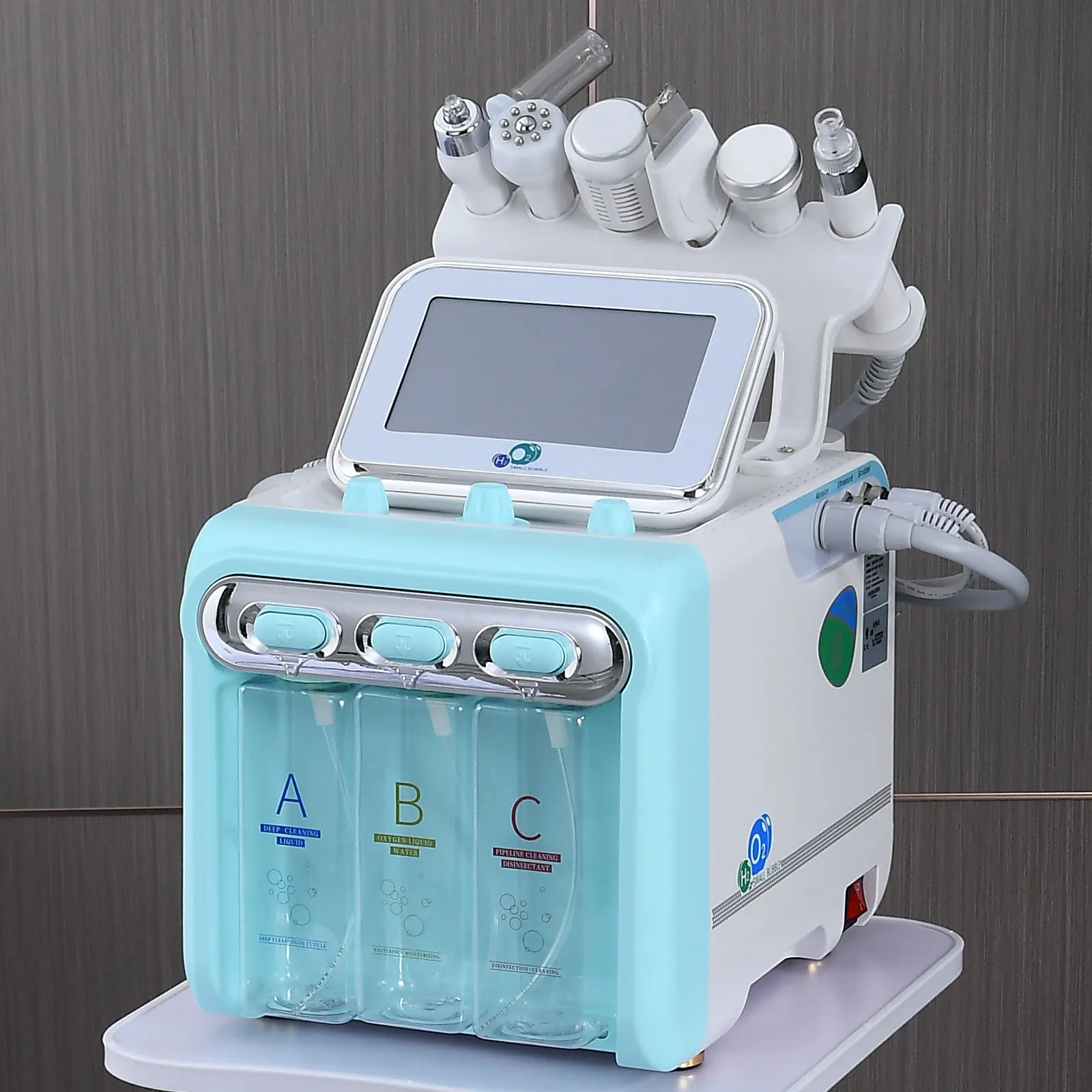 6 in 1 Oxygen Hydro Facial Machine  Face Beauty Hydra machine