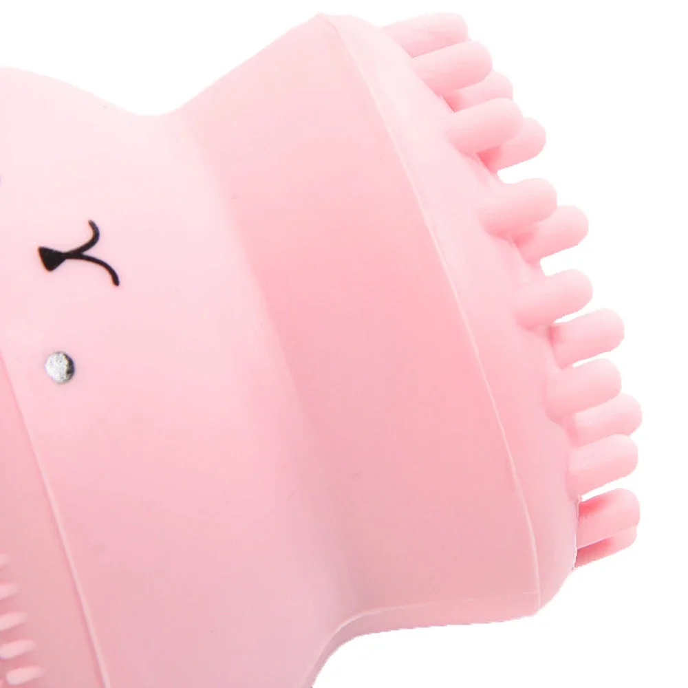 Cute Facial Cleansing Brushs Exfoliator Face Massager Deep Cleaning Face Brushes Cleanser  Silicone Brush for Face