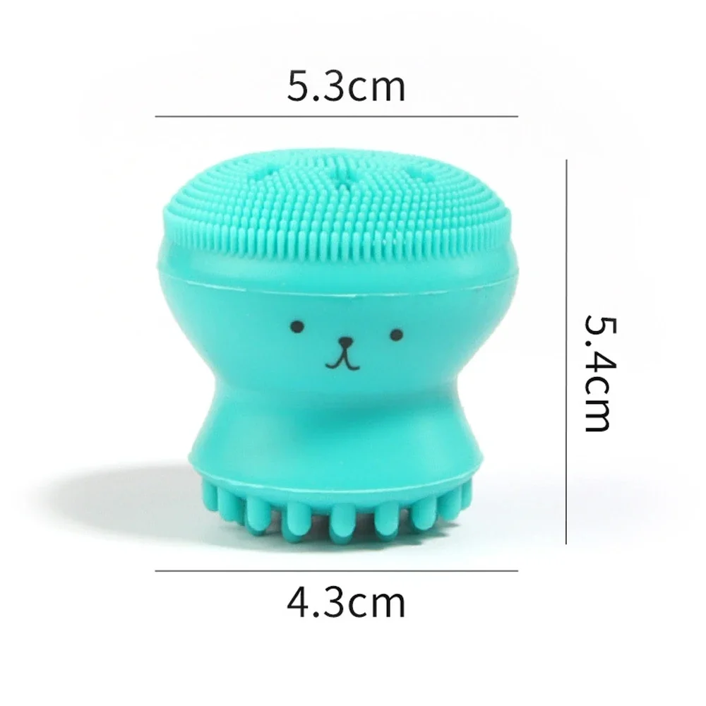 Cute Facial Cleansing Brushs Exfoliator Face Massager Deep Cleaning Face Brushes Cleanser  Silicone Brush for Face