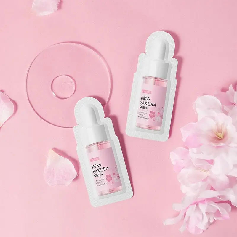 5/10pcs Moisturizing face Serum Nourishing Rejuvenation Skin Serum Shrink Pore Smoothing Face Skin care Travel size 1ml