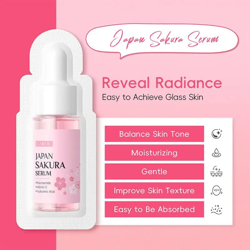 5/10pcs Moisturizing face Serum Nourishing Rejuvenation Skin Serum Shrink Pore Smoothing Face Skin care Travel size 1ml