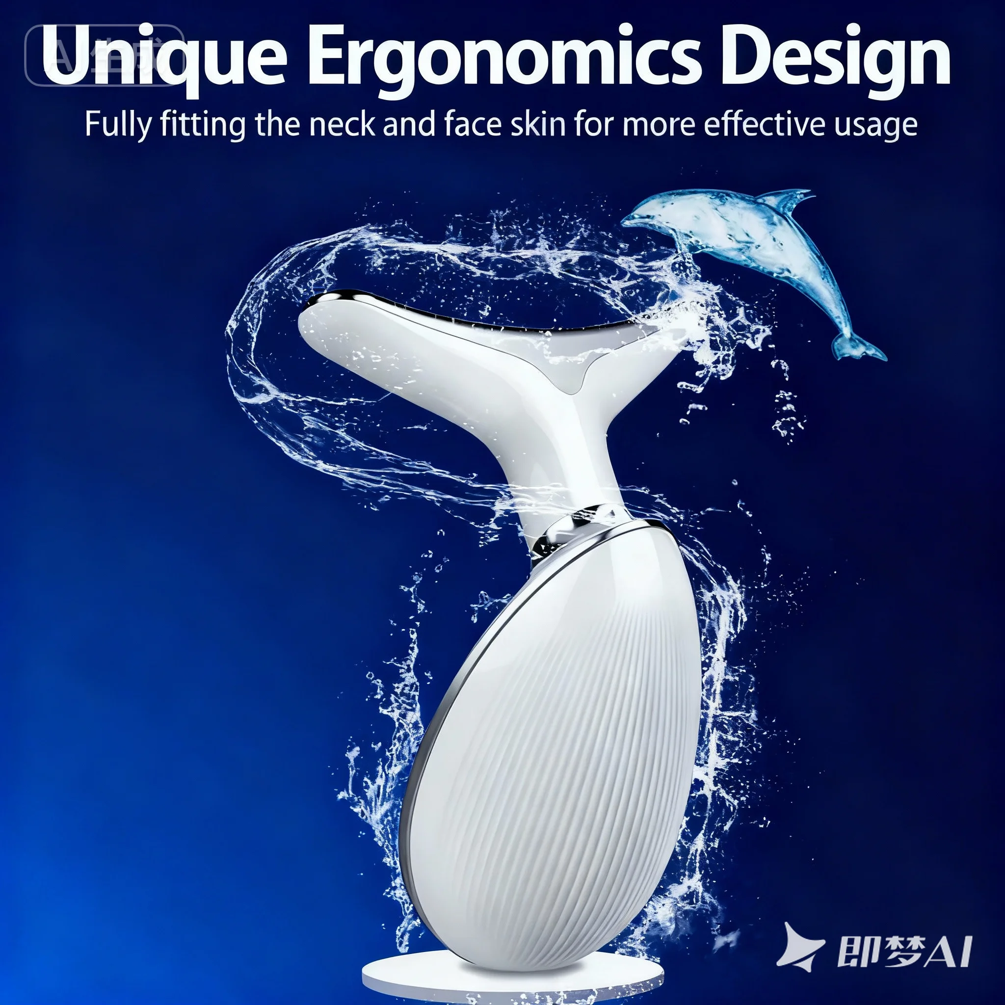 7 Color Facial Massager with Thermals 3 Modes Face Sculpting Vibrating Neck Massager Tool for Beauty Therapy Skin Care