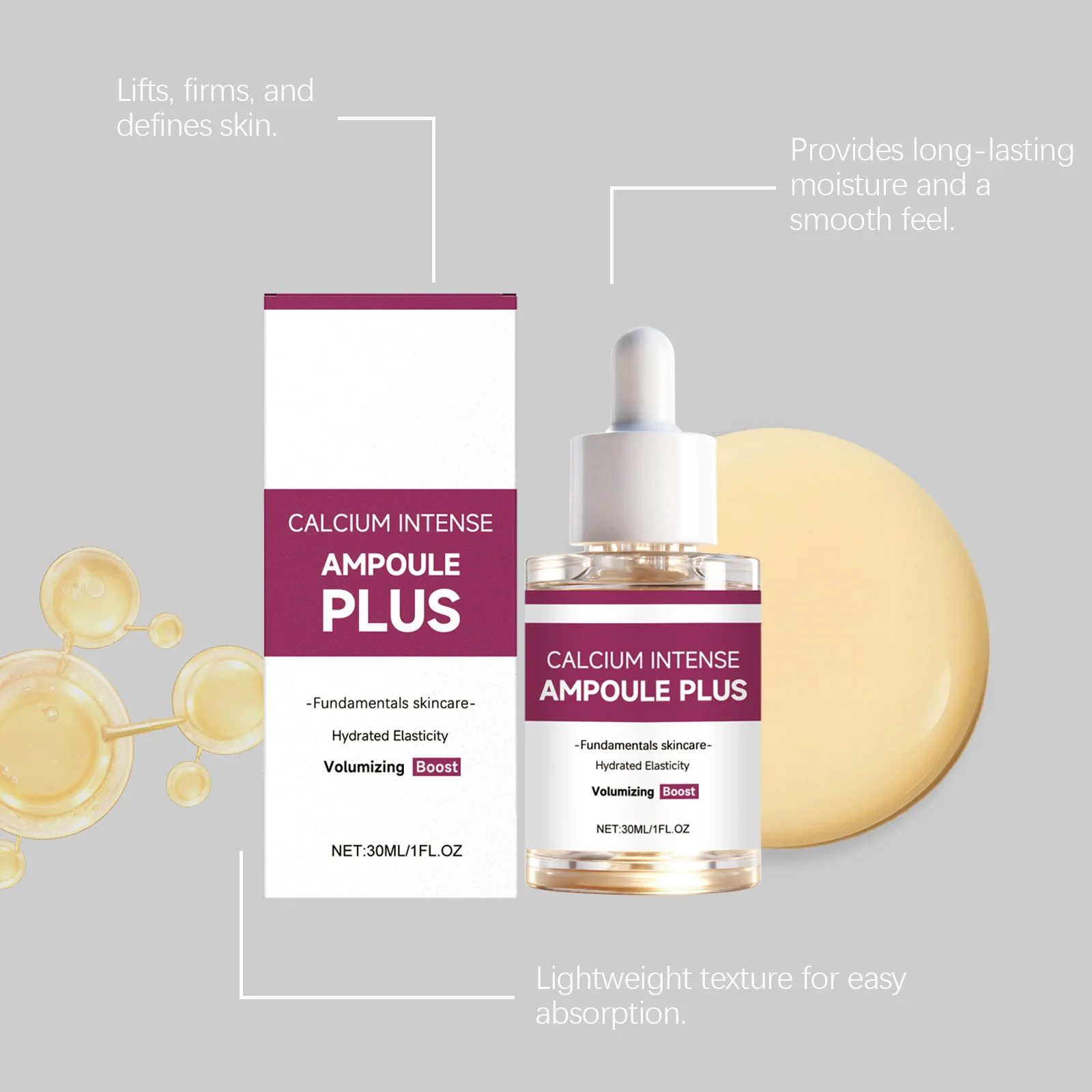 Collagen Facial Brightening Essence Lasting Moisturizing Lifting Firming Shrink Pores Repair Darken Face Nourish Skin Care Serum