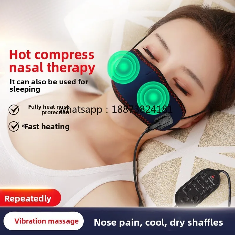 Black Technology Red Light Therapy Device Heat-Sensing Dust-Proof Anti-Allergic Soothes Itchy Blocked Nose for Face Application