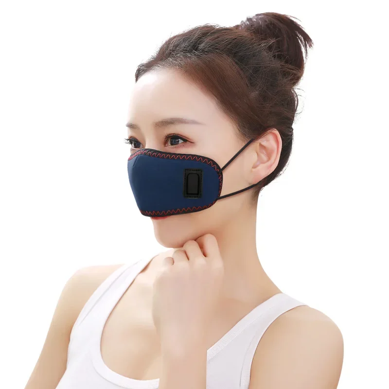 Black Technology Red Light Therapy Device Heat-Sensing Dust-Proof Anti-Allergic Soothes Itchy Blocked Nose for Face Application