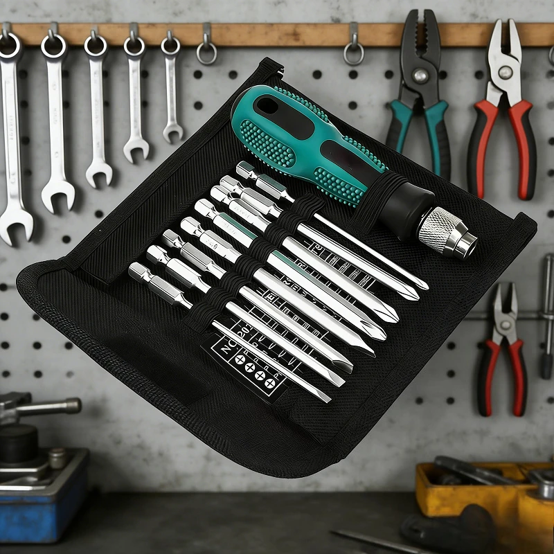 Precision Screwdriver Set Manual Universal Repair Tools for Home Appliance Automotive Maintenance Portable Tool Storage Bag Kit