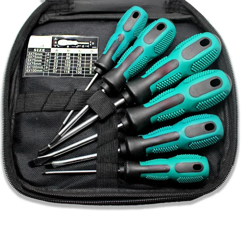 Precision Screwdriver Set Manual Universal Repair Tools for Home Appliance Automotive Maintenance Portable Tool Storage Bag Kit
