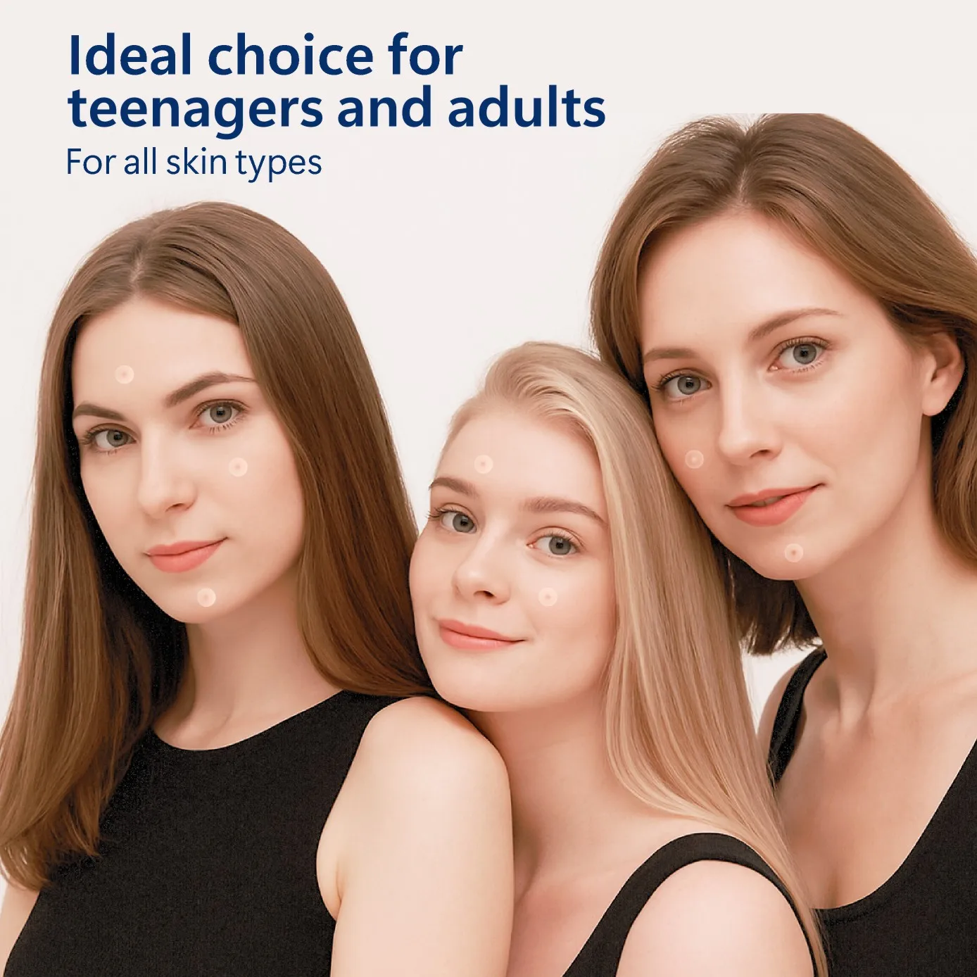 Hydrocolloid acne patches, portable for daily work commuting, medical-grade skincare, safe for sensitive skin to apply with conf