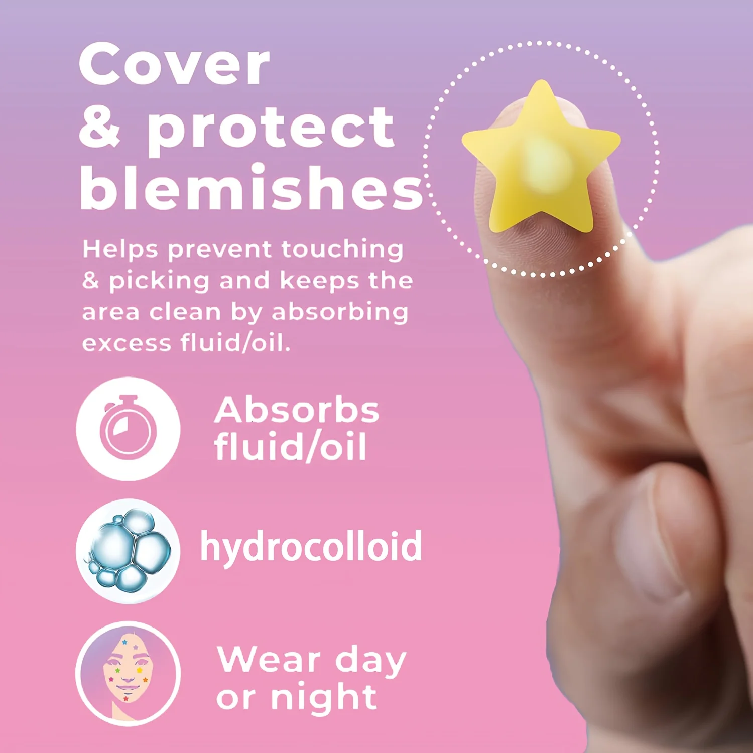 400/800pcs Hydrocolloid Acne Pimple Patches Invisible Blemish Spot Stickers Face Skin Care Fast Healing Zit Cover Dots