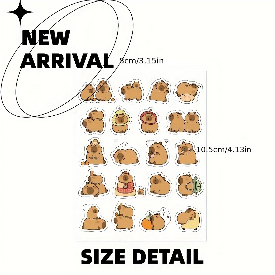 Capybara Shaped Pimple Patches, Facial Cover - Fragrance-Free, Paraben-Unisex Adult, All Skin Types Compatible, Skin Care Patch,