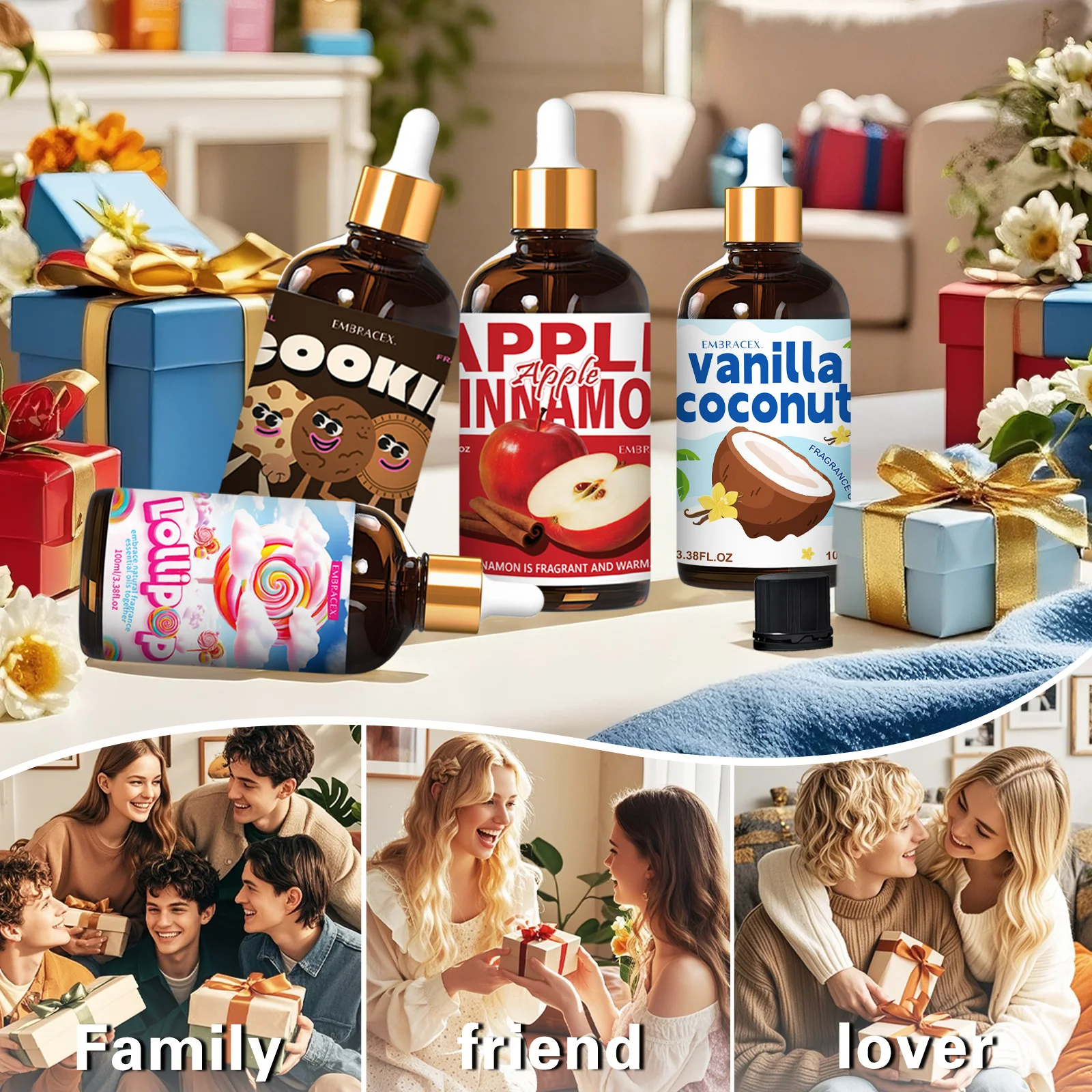 100ml Chocolate Musk Essential Oil Massage Premium Grade Essential Oils For Hair Skin Care Gift To Friends Aromatherapy