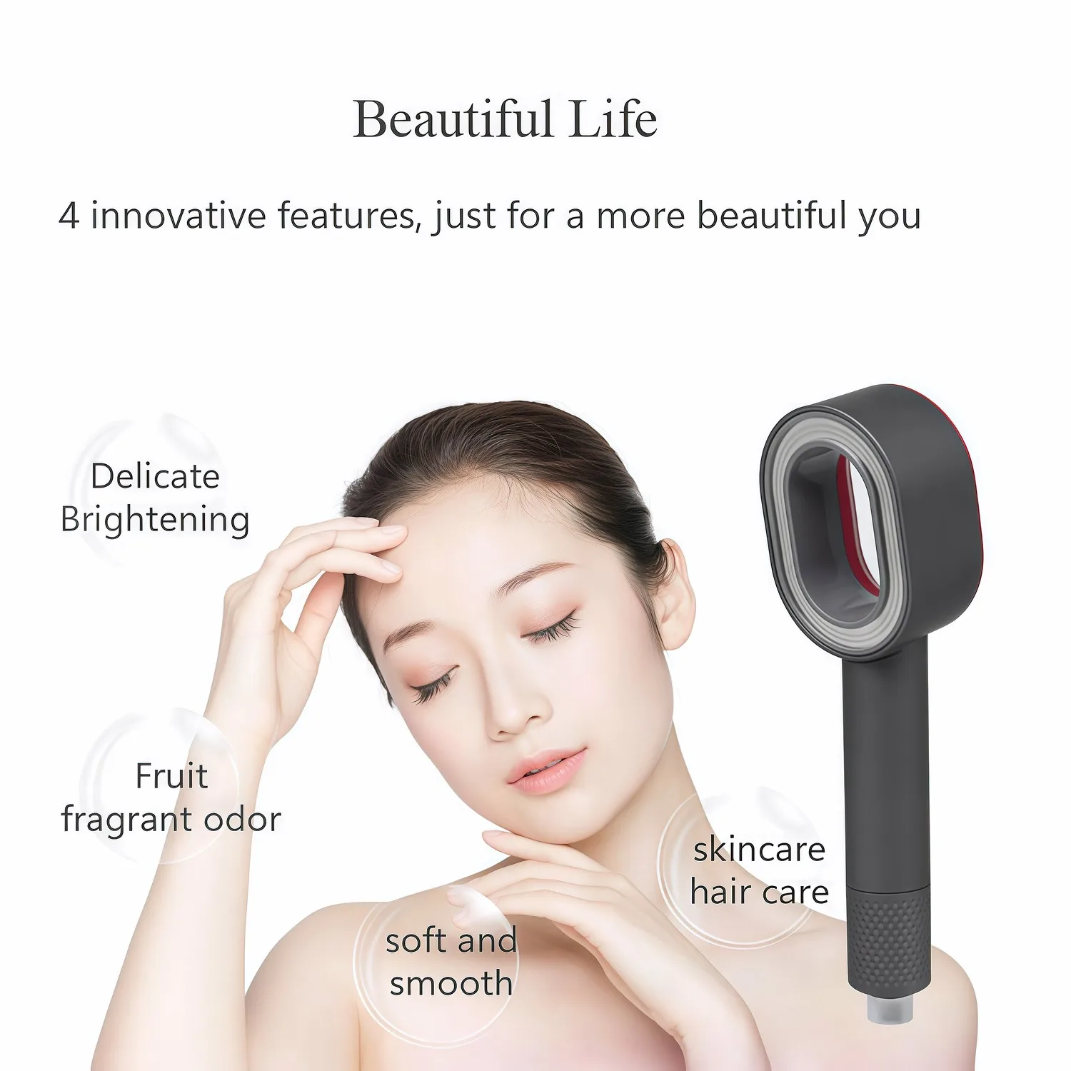 Chlorine Removal Filter Shower Head PP Cotton Filtration for Skin Hair Care Universal Interface