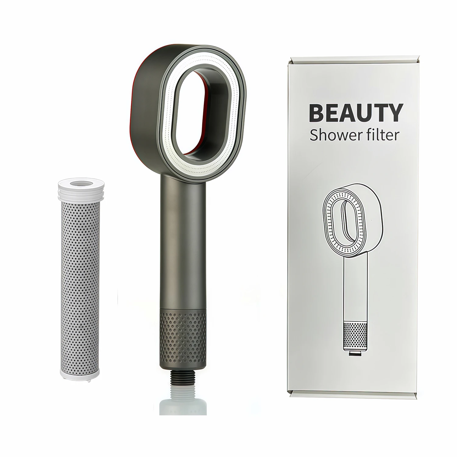 Chlorine Removal Filter Shower Head PP Cotton Filtration for Skin Hair Care Universal Interface