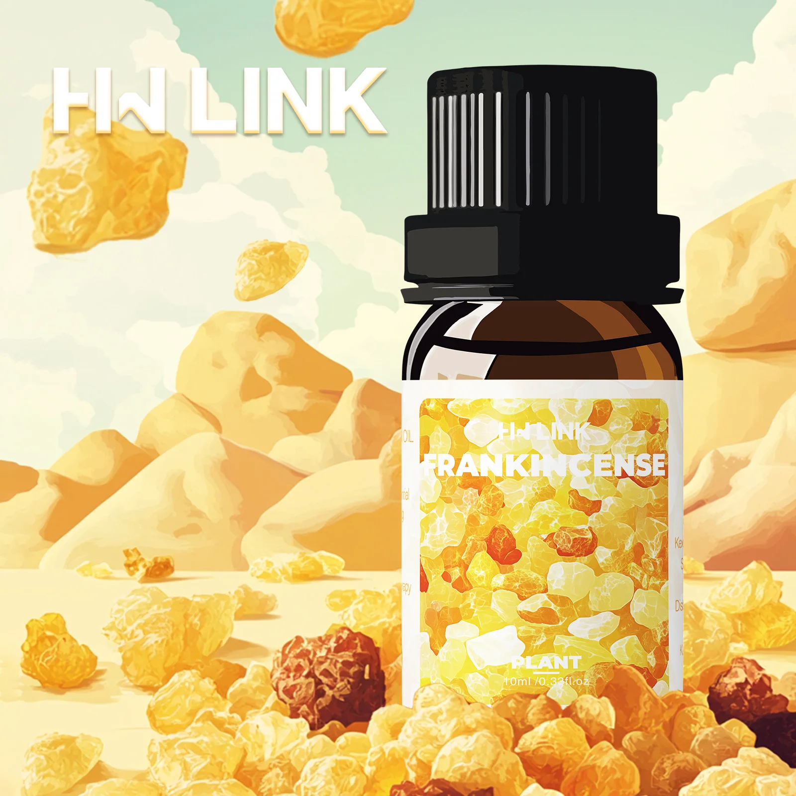 Frankincense Essential Oil 10ml 100% Pure Natural Frankincense Oil For Hair Care, Home Diffusers, Skin,Aromatherapy, Massage