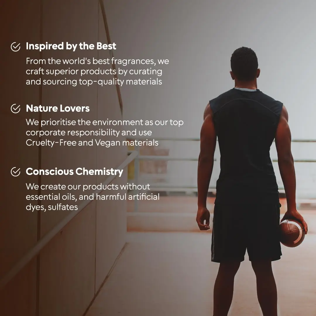 BellaVita Luxury G.O.A.T. Men's Eau De Parfum 3.4 Fl.oz Natural Refreshing Notes Bergamot Long Lasting Fragrance Natural Cologne