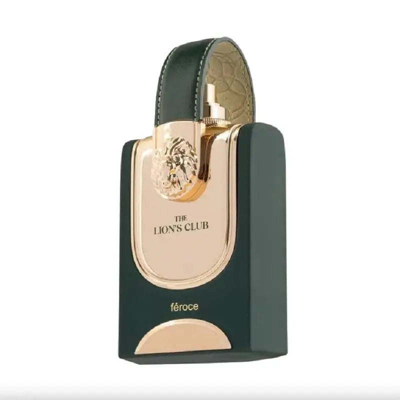 Armaf The Lion’s Club Feroce Aromatic Spicy Oud Eau De Parfum Spray Long-Lasting Fragrance for Men 3.4 Ounce Cologne Natural