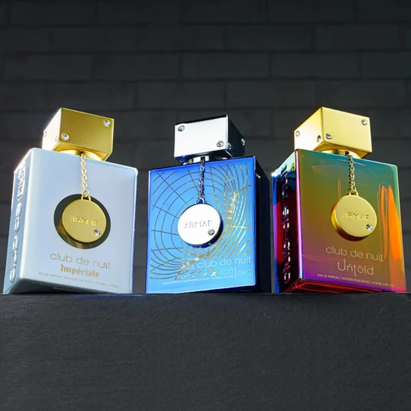 Armaf Club De Nuit Blue Iconic Men Eau Parfum Cologne Persistence Arabian Women Perfume Pheromone Long-lasting Fragrance 105ML