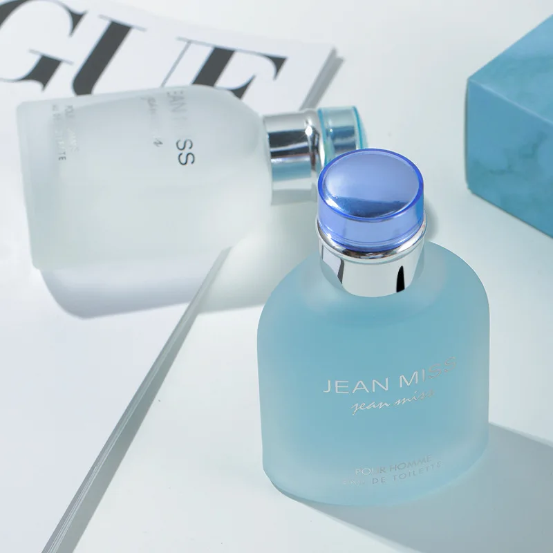 100ML JEAN MISS Brand Men's Perfume - Light Blue Intense Edition - Export Perfume Wholesale - Long-lasting Light Perfume
