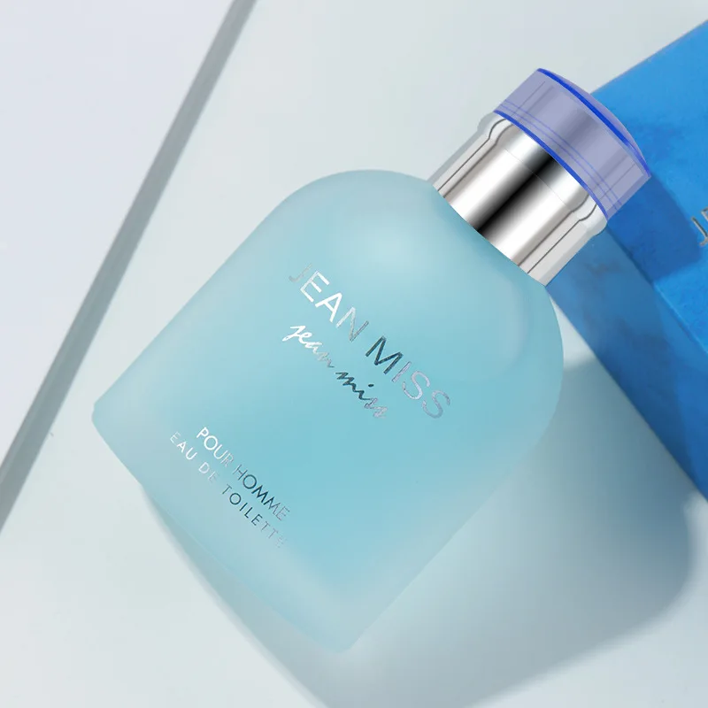 100ML JEAN MISS Brand Men's Perfume - Light Blue Intense Edition - Export Perfume Wholesale - Long-lasting Light Perfume