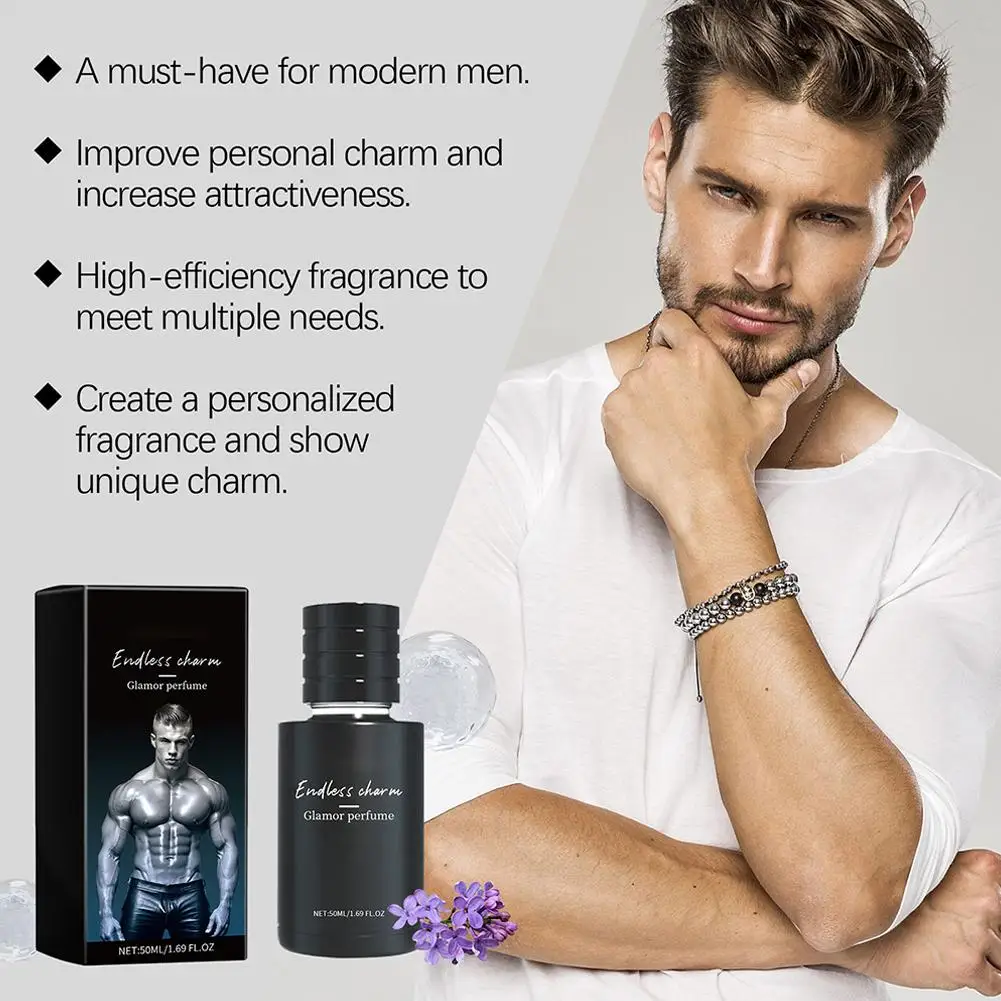 Portable Men's Dating Fragrance Spray, Long Lasting Enhance Attractiveness & Confidence ，Rich Layered Scent, Fragrance Seduction