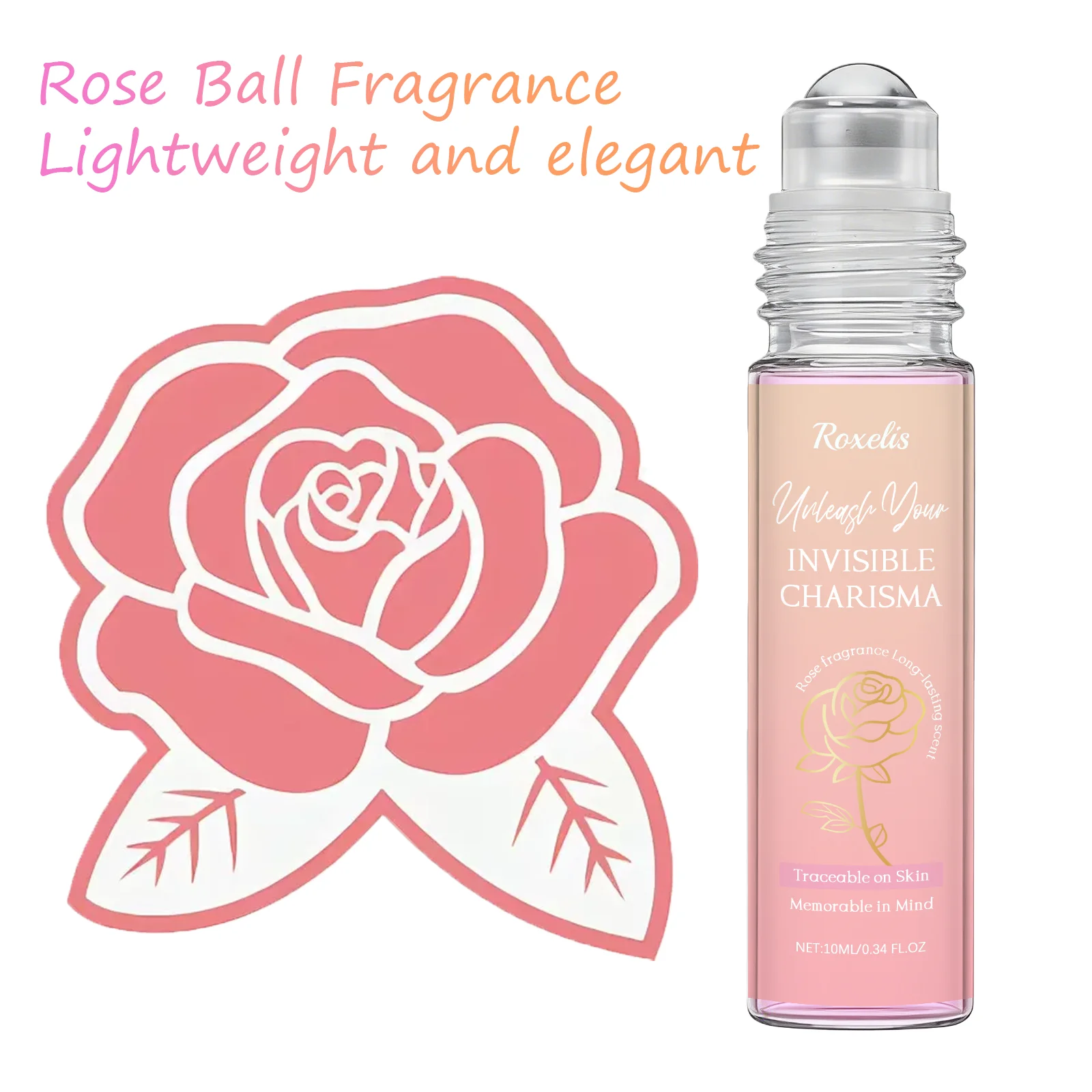 Rose Ball Fragrance is lightweight, elegant, and convenient to carry with you, leaving a fresh and natural fragrance for daily