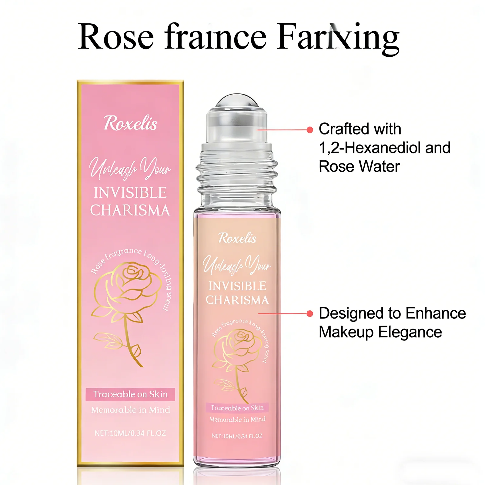 Rose Ball Fragrance is lightweight, elegant, and convenient to carry with you, leaving a fresh and natural fragrance for daily