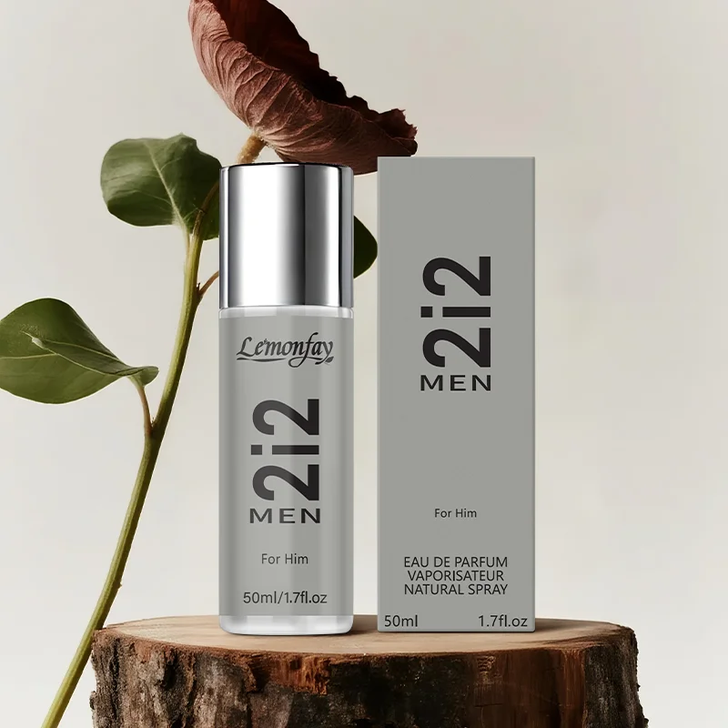 Lemonfay 2i2 Men Eau de Parfum - 50ml Natural Spray Long-Lasting Fragrance for Him, Daily Use Cologne