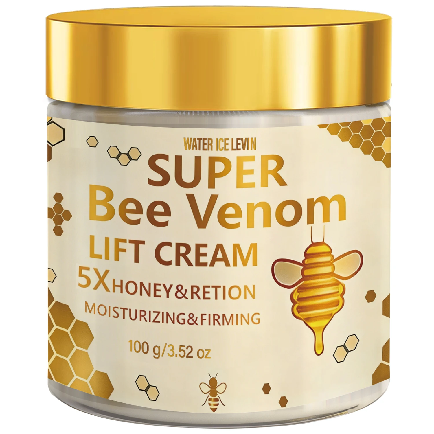 Super Bee Venom Lift Firming Face Cream, with Retinol & Hyaluronic Acid, Moisturizing Anti-Aging, Niacinamide