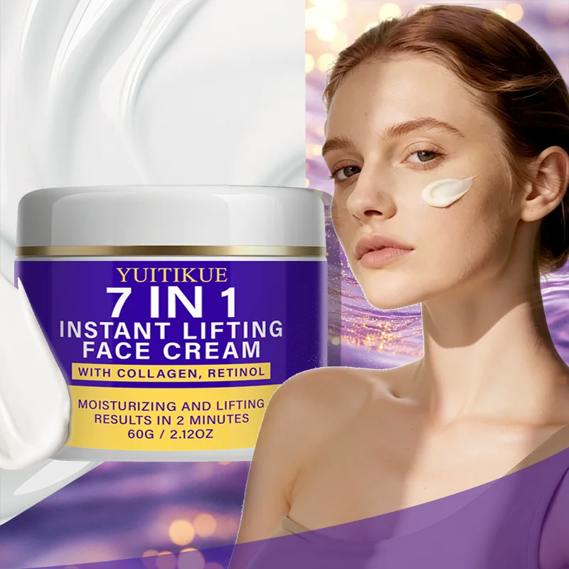 YUITIKUE 7-in-1 Instant Lifting Cream With Collagen Retinol Anti-Aging Firming Lift Tighten Hydrate Smooth Skin Daily Care