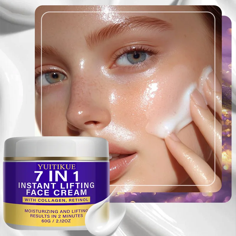 YUITIKUE 7-in-1 Instant Lifting Cream With Collagen Retinol Anti-Aging Firming Lift Tighten Hydrate Smooth Skin Daily Care
